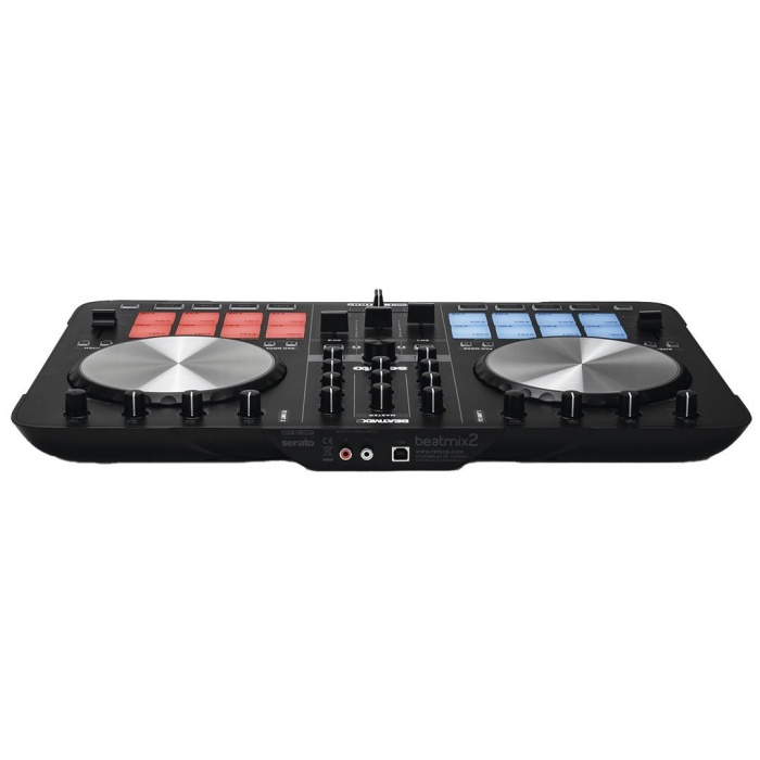 Reloop 17 0005 Beatmix 2 MK2 DJ Controller (Profesyonel - Serato DJ Kontrolcü) | 2-Deck Tasarım, 16 Adet Performans Padi, Entegre Ses Kartı ve Pad Bölümü | Ölçüler: 492 x 317 x 35 mm